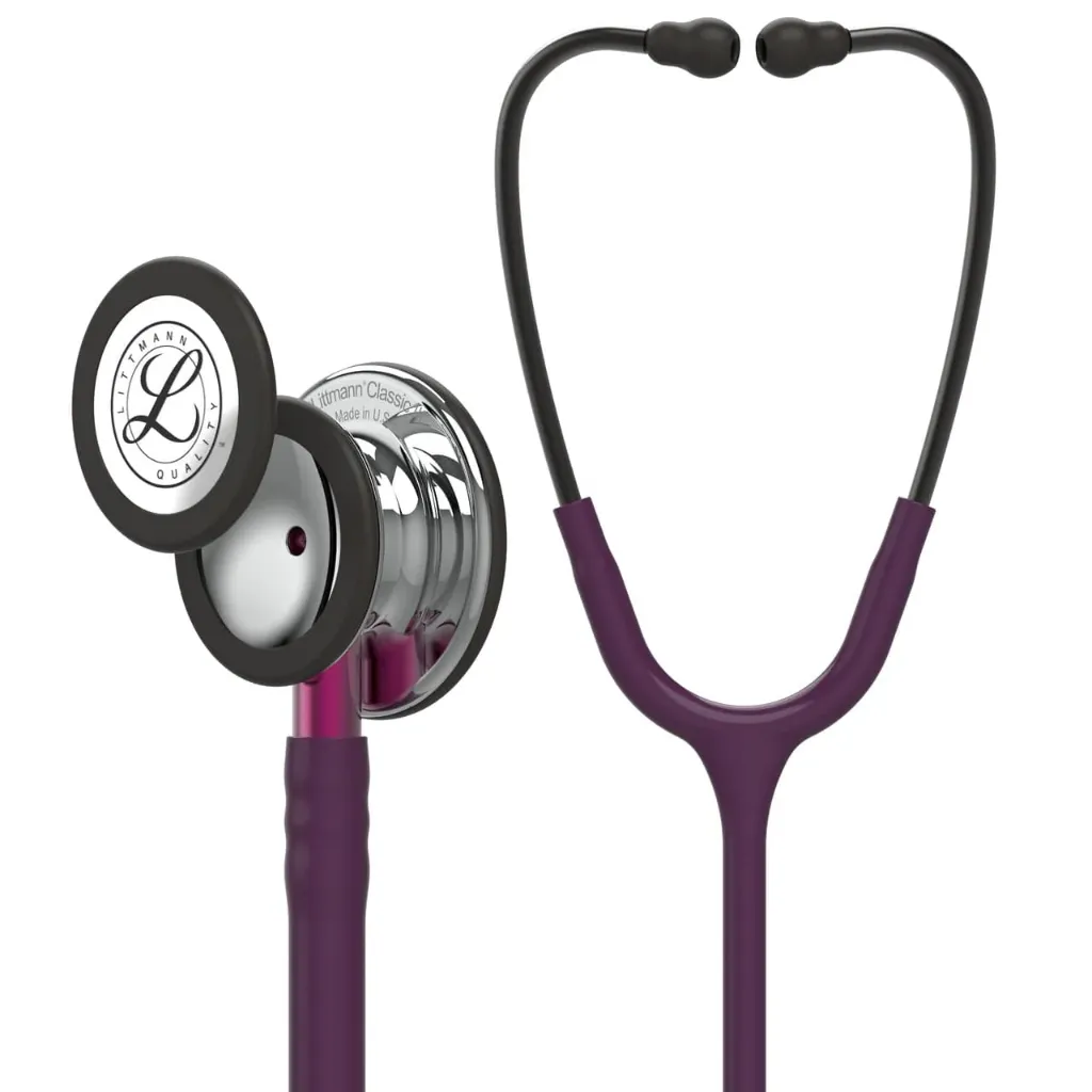 littmann-classic-iii-stethoscope-mirror-plum-pink-stem-5960-littmann-30886363496546.webp