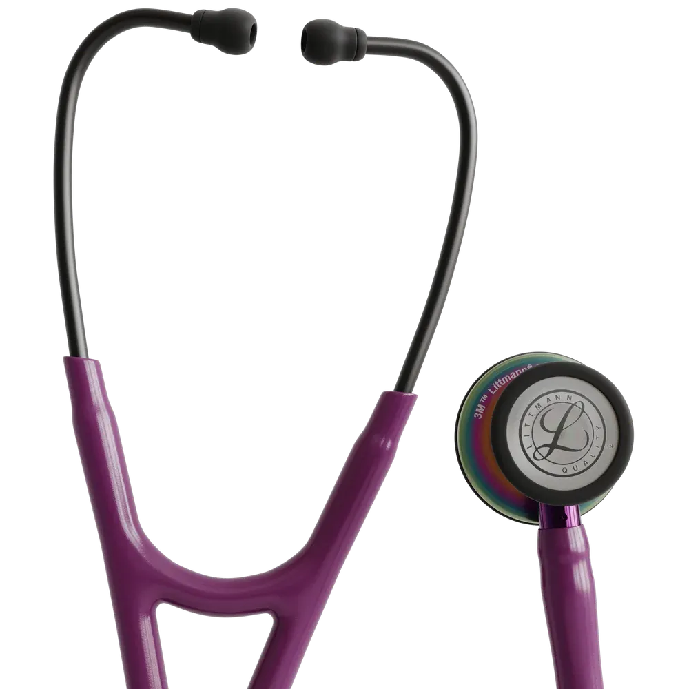 littmann-cardiology-iv-stethoscope-rainbow-chestpiece-plum-with-purple-stem-6205-littmann-30865952669794.webp
