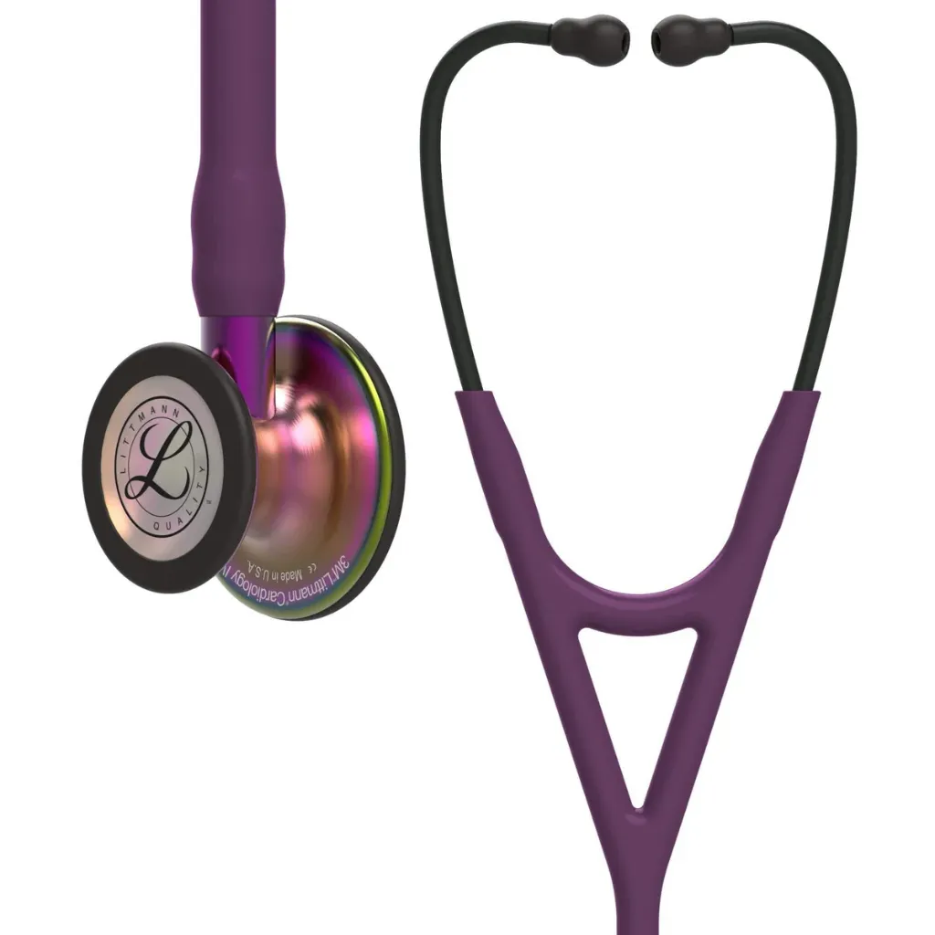 littmann-cardiology-iv-stethoscope-rainbow-chestpiece-plum-with-purple-stem-6205-littmann-30865952374882.webp