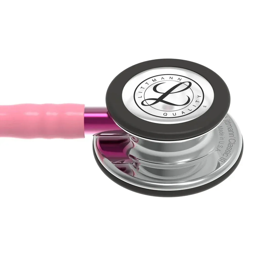littmann-classic-iii-stethoscope-mirror-pearl-pink-pink-stem-5962-littmann-30886963478626.webp
