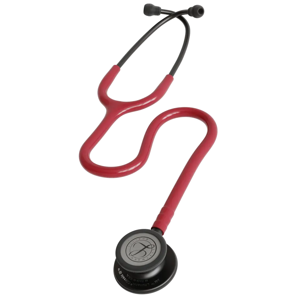 littmann-classic-iii-stethoscope-burgundy-black-5868-littmann-30886686425186.webp