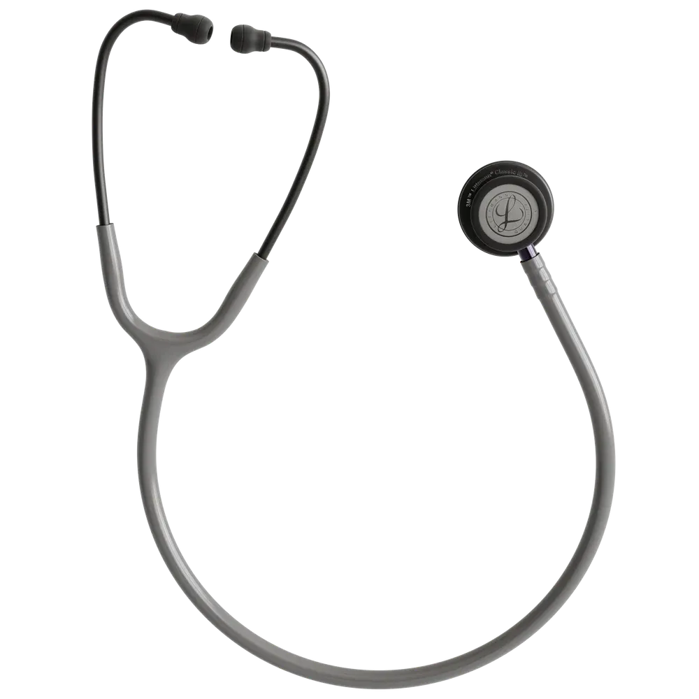 littmann-classic-iii-stethoscope-smoke-grey-with-violet-grey-stem-5873-littmann-30887077838946.webp