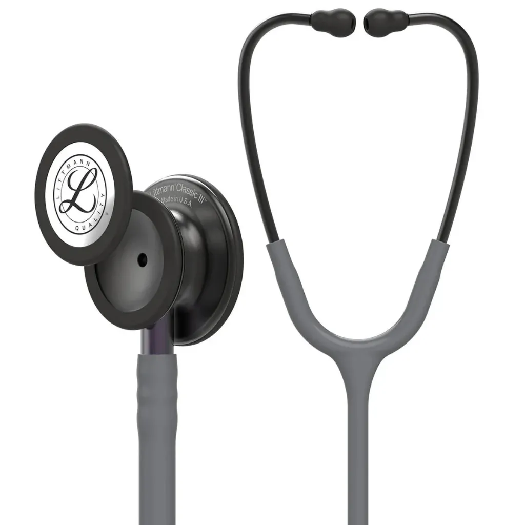 littmann-classic-iii-stethoscope-smoke-grey-with-violet-grey-stem-5873-littmann-30887082688610.webp