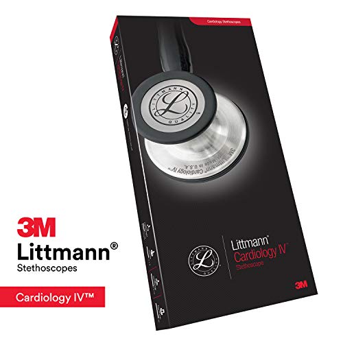Littmann Cardio 4, Arc-en-ciel Poli, Lyre Prune, Tige Violette