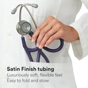 Littmann Cardio 4, Finition Noire Satin, Albatre/Ivoir
