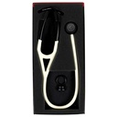 Littmann Cardio 4, Finition Noire Satin, Albatre/Ivoir