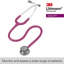 Littmann Classic 3, Finition standard, Lyre Framboise