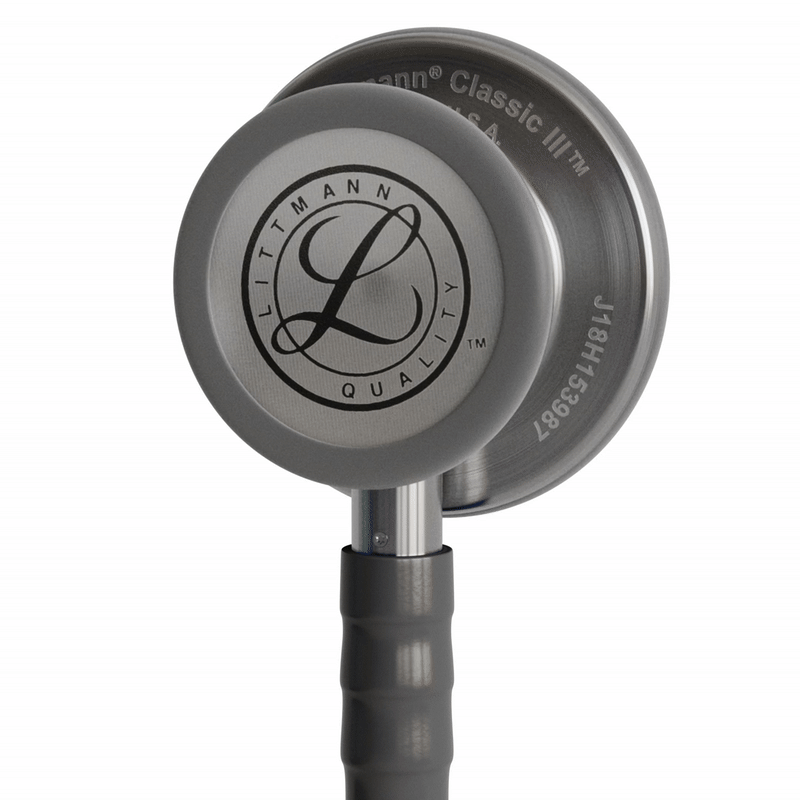 Stéthoscope Littmann Classic III - Lyre Grise -  Tête Inox Brossé