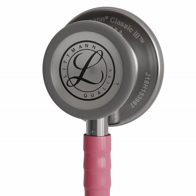 Stéthoscope Littmann Classic III - Lyre Rose Perlé - Tête Inox Brossé