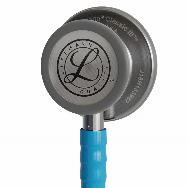 Stéthoscope Littmann Classic III - Lyre Turquoise - Tête Inox Brossé
