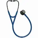Littmann Cardio 4, Finition Noire, Lyre Bleu marine