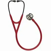 Littmann Cardio 4, Finition et tige Champagne, Lyre Bordeaux