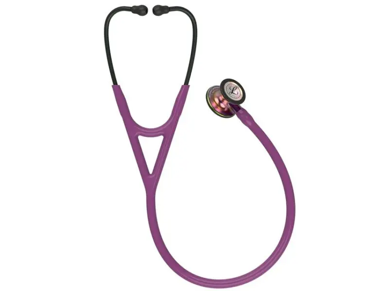 Littmann Cardio 4, Arc-en-ciel, Lyre Prune, Tige Violette