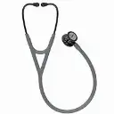 Littmann Cardio 4, Fumé Poli, Lyre Grise, Tige fumée