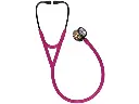 Littmann Cardio 4, Arc-en-ciel Poli, Lyre Framboise, Tige fumée