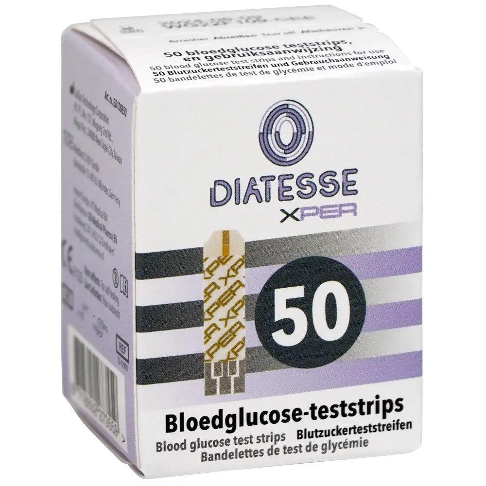 DIATESSE tigettes pour glucomètre - Boîte de 50