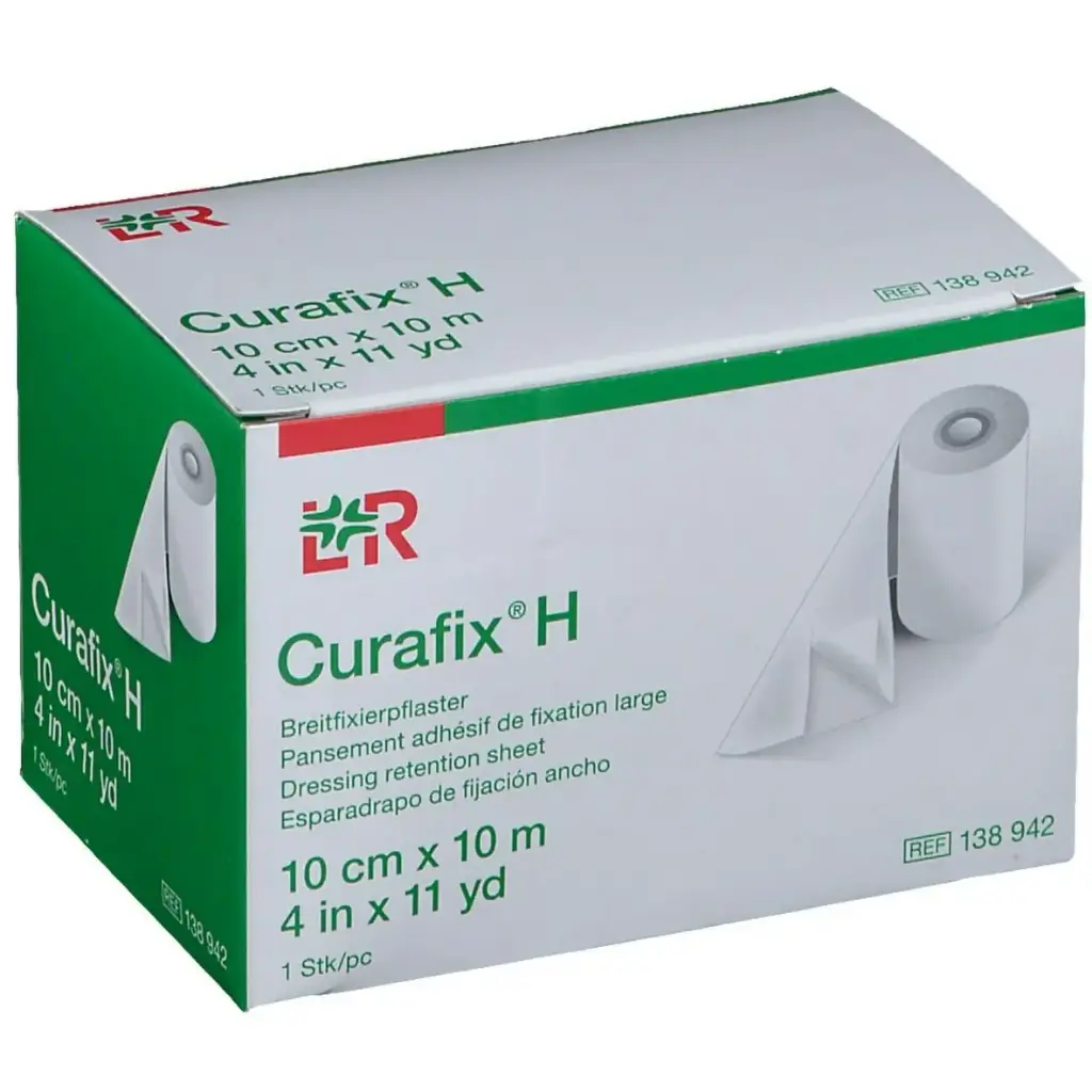 Pansement de fixation Curafix H  10 Cm X 10 M  Non-Stérile