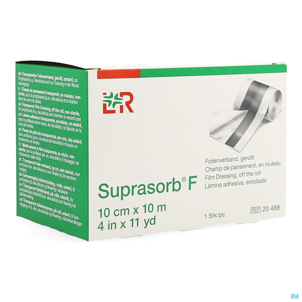 Pansement de fixation Suprasorb F 10 cm x 10m Non-Stérile 