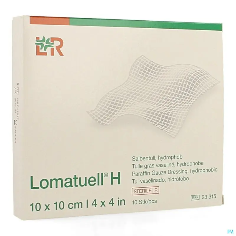 Lomatuell H 10 x 10 cm Stérile - Boîte de 10