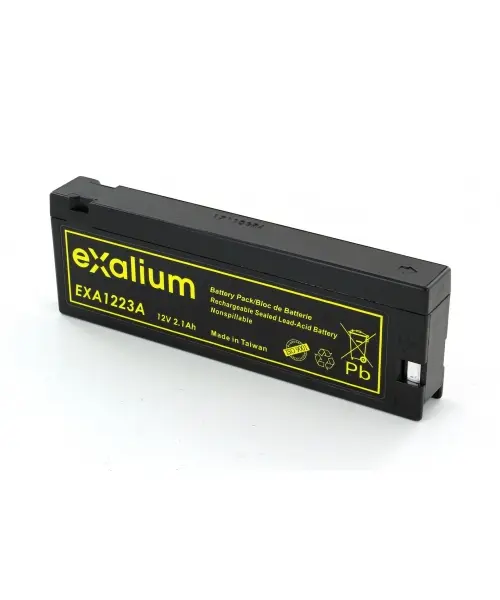 Batterie LCT-1912ANK 12V 2,1Ah pour Ecg Cardiofax 8023G NIHON KOHDEN