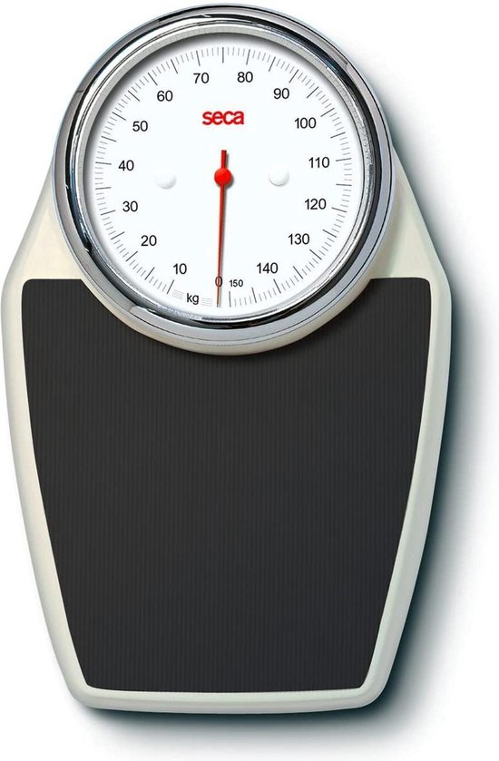 SECA 760 - Pèse-personne mécanique plat, cadran rond. Capacité 150kg, division 1000g