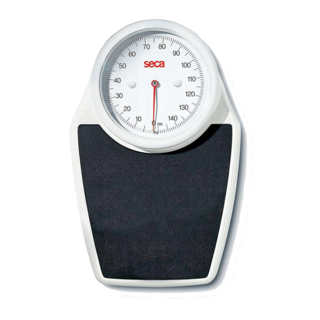 SECA 761 - Pèse-personne plat mécanique. Classe étalonnage 4. Capacité 150kg avec une graduation de 1 kg