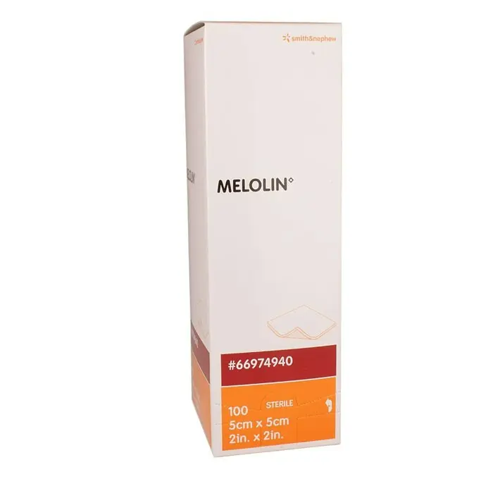 [MELOLIN5X5] Melolin 5cm x 5cm - 100 compresses non adhérentes stériles