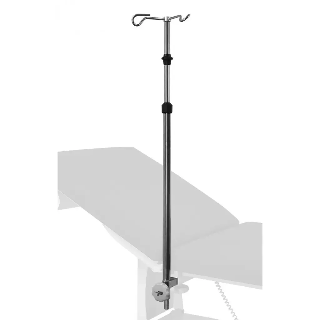 Tige porte serum autobloquant 2 crochets (ajouter ref 166  ou ref 878-12)