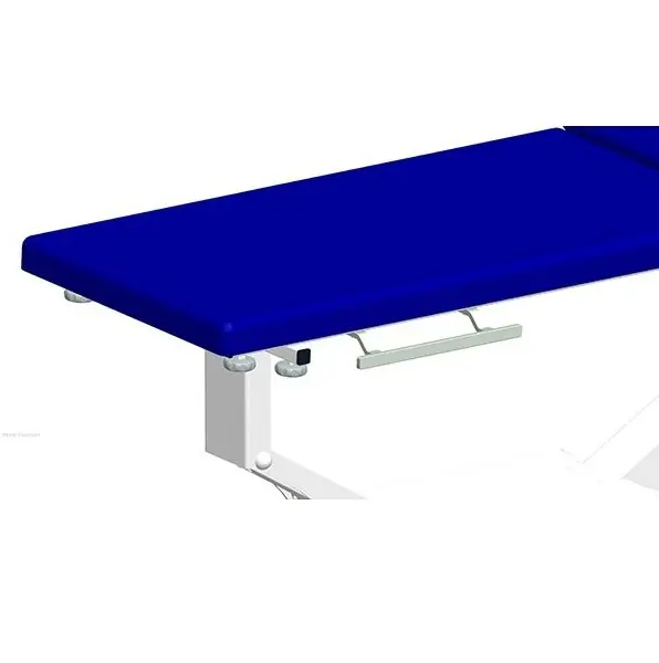 Paire de rails inox cote pieds 25x10 pour sellerie 75 avec barrières