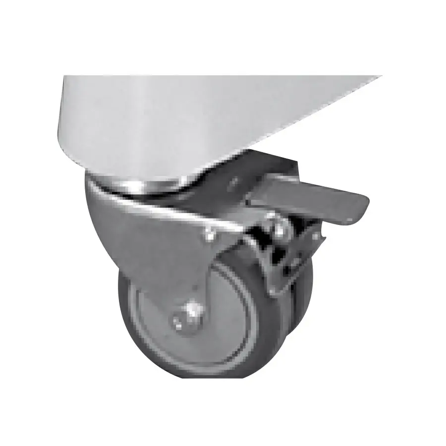 Option 4 roulettes pour table bariatrique