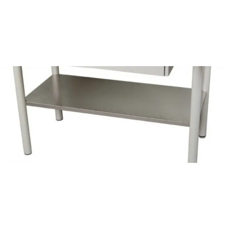 Option plateau inferieur inox pour table de pédiatrie 4365
