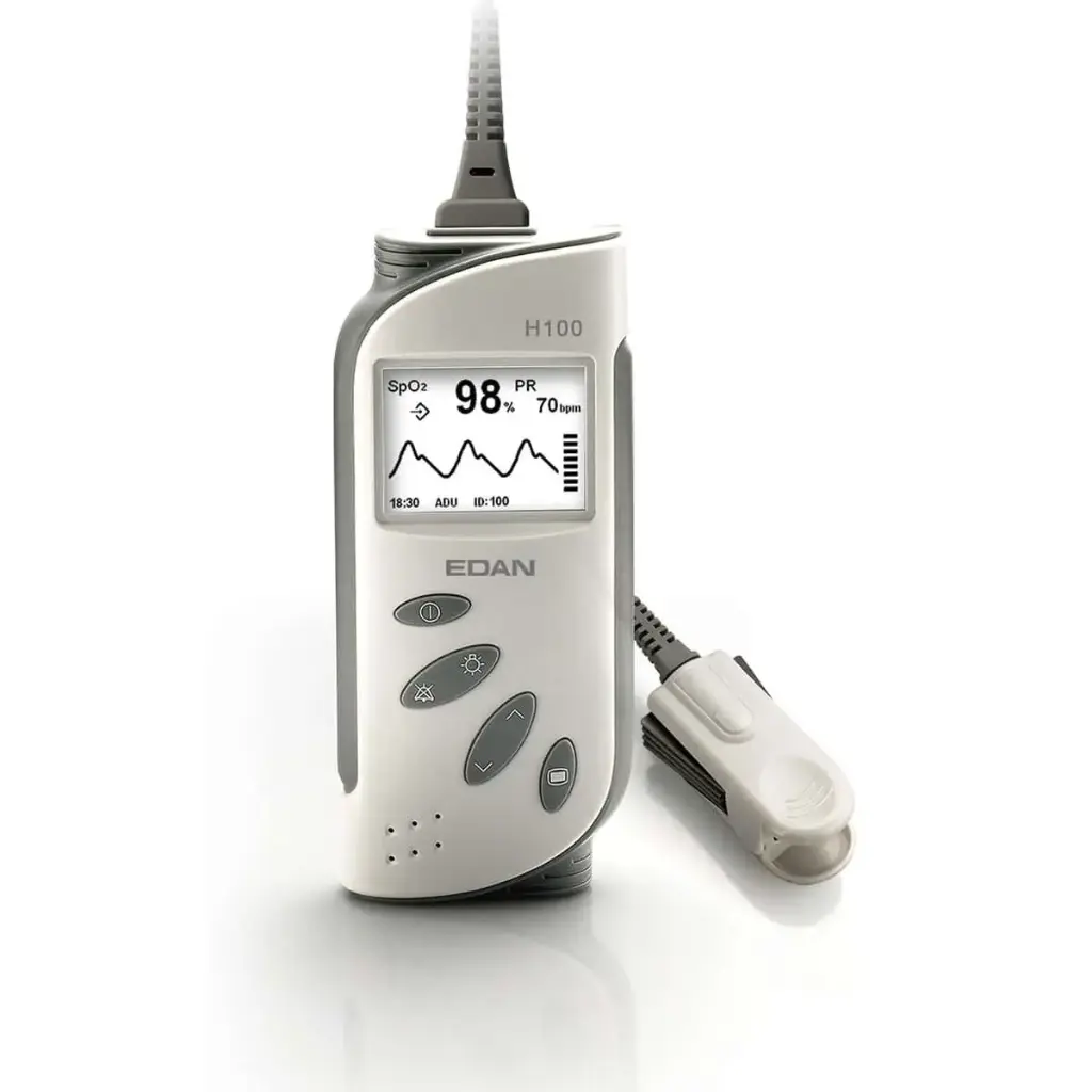 Oxymètre de pouls EDAN H100B + Capteur SpO² Ear-clip