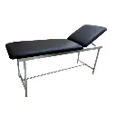 Divan d'examen INOX - 2 plans - noir 