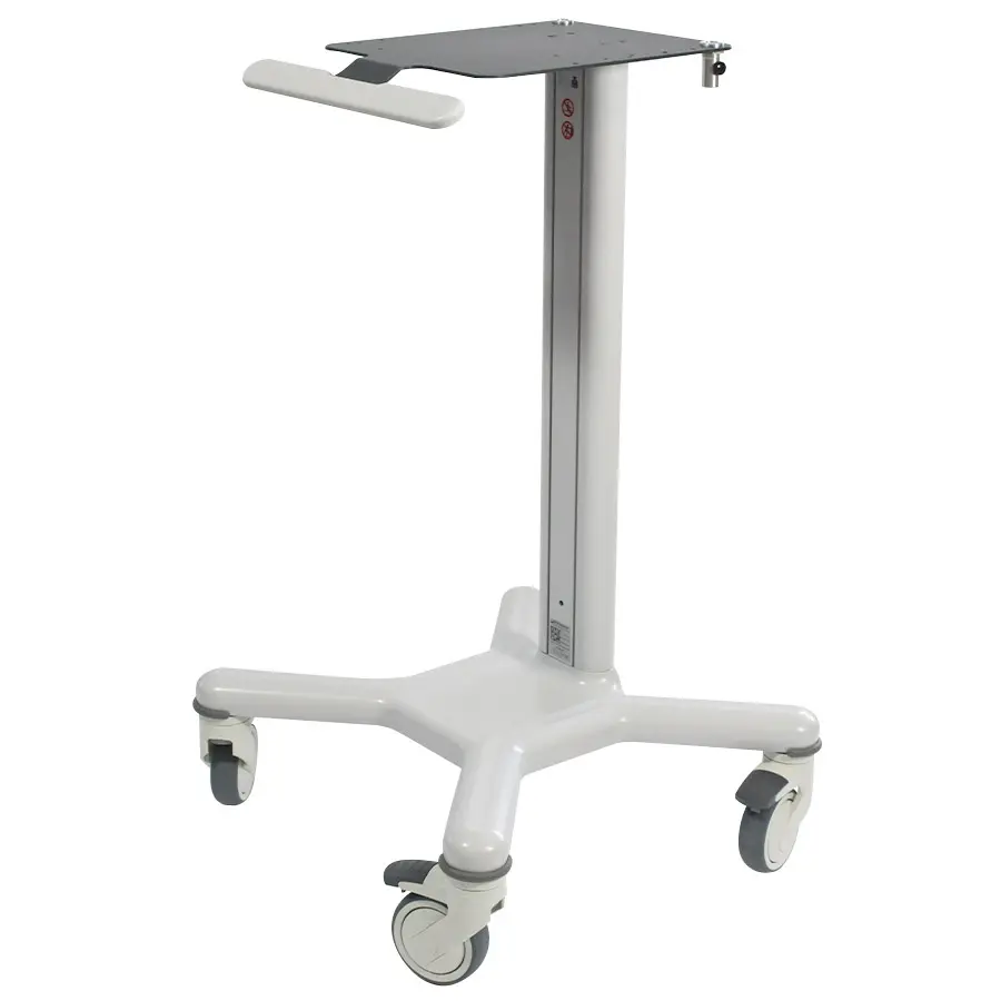 Chariot spécialisés pour ECG Nihon Kohden avec bras porte électrodes (Sans bras)