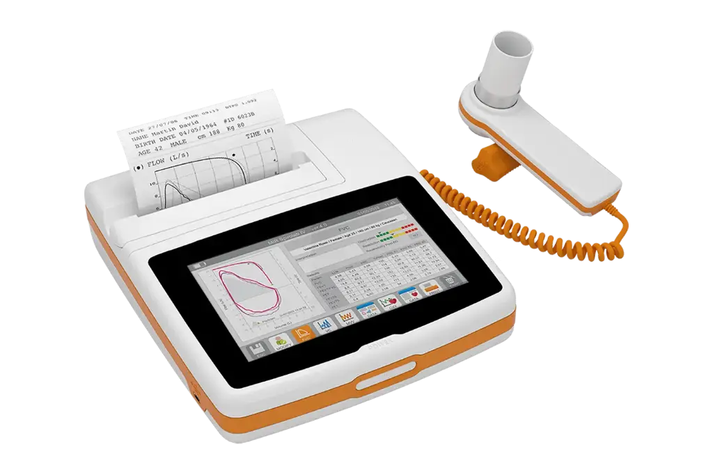 Spirolab New - Oxymètre portable de table avec écran tactile de 7 pouces