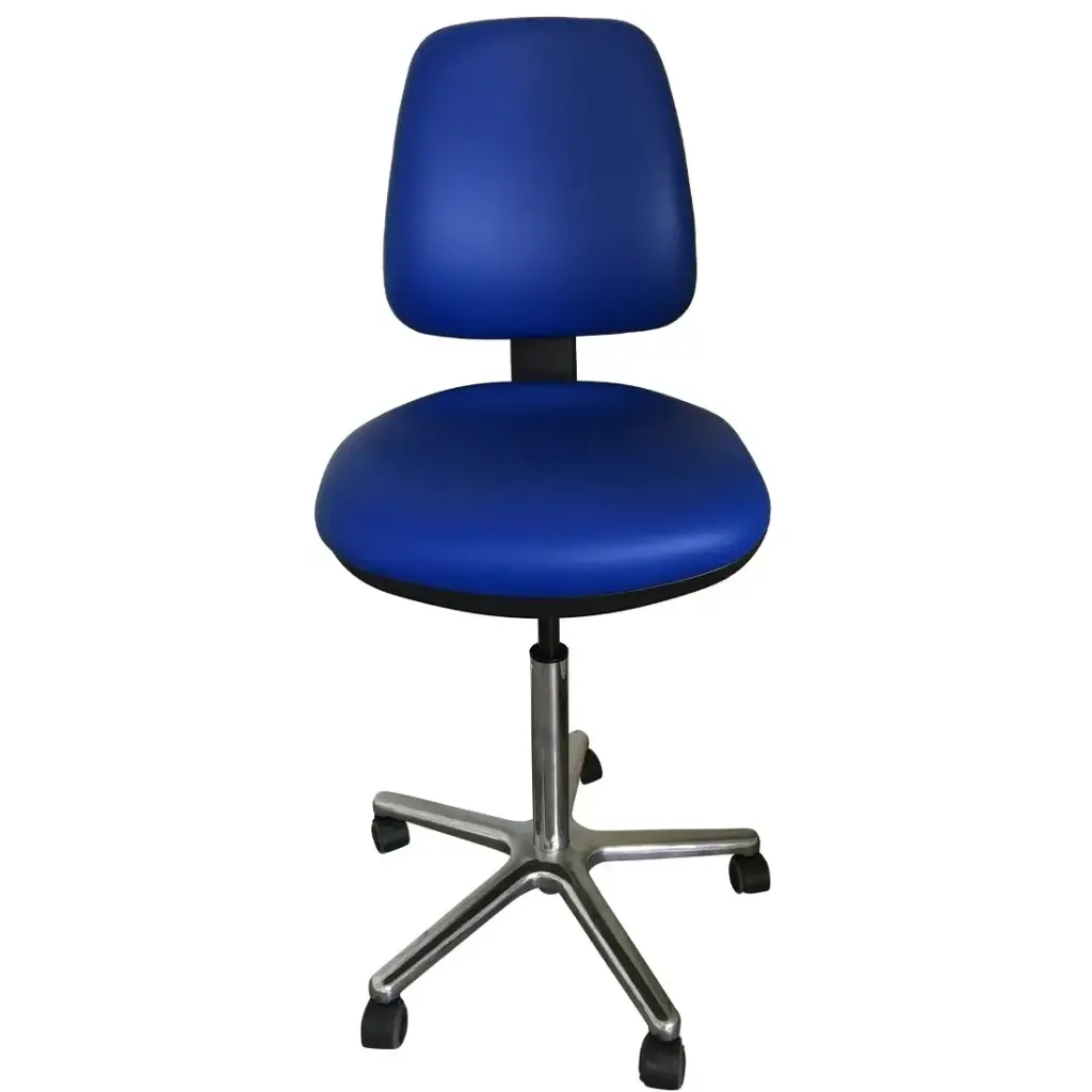 Chaise laboratoire 83 roues new 50/69cm (Tomato)