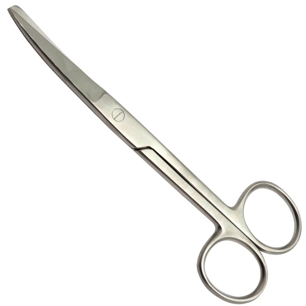 Ciseaux chirurgicaux droits mousses et pointus 180 mm - Gyneas