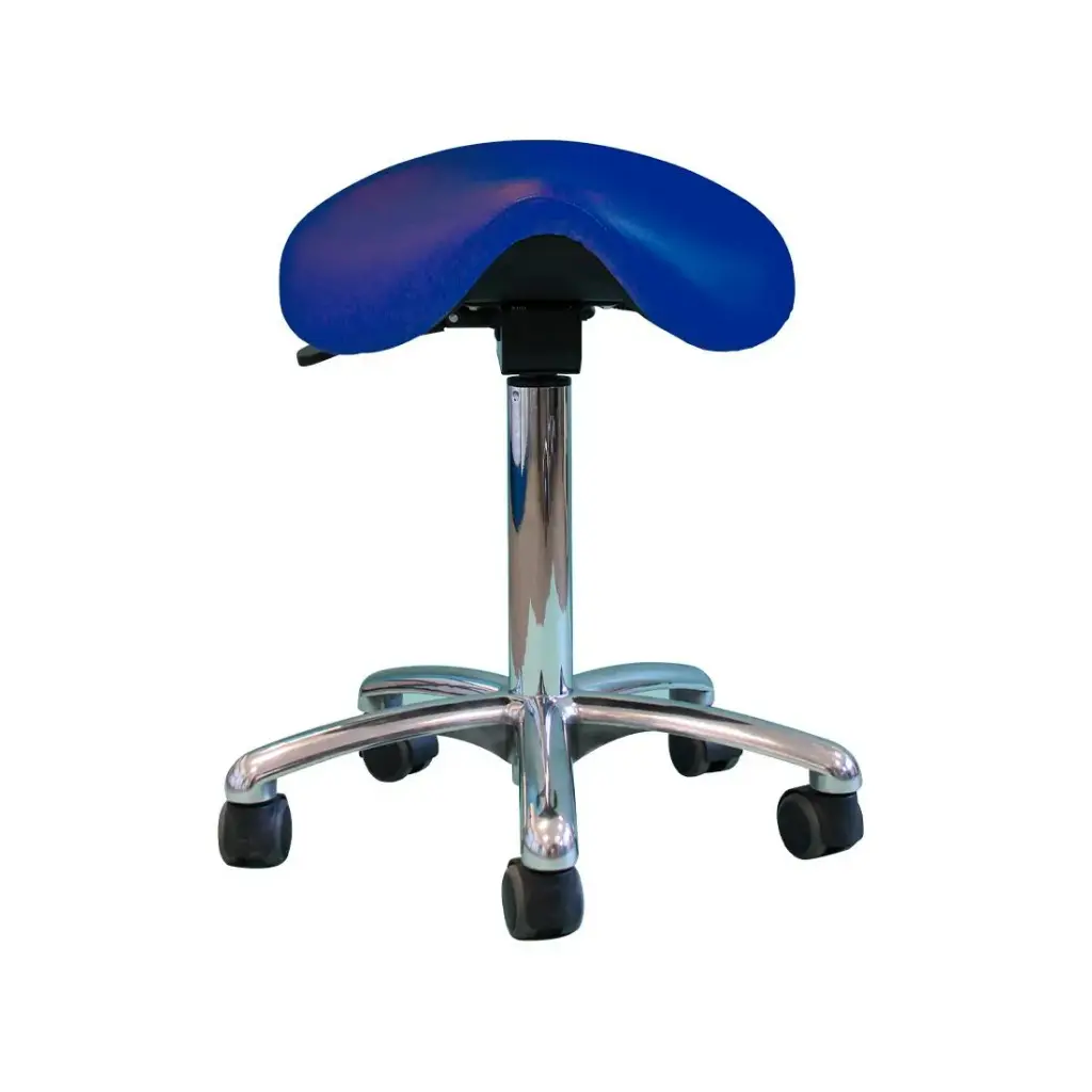Tabouret selle de cheval h 55,5-74cm 953-10 (Tomato)