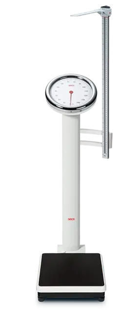 SECA 786 - Pèse-personne à colonne mécanique avec grand cadran circulaire (avec toise SECA 224)