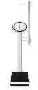 SECA 786 - Pèse-personne à colonne mécanique avec grand cadran circulaire (avec toise SECA 224)