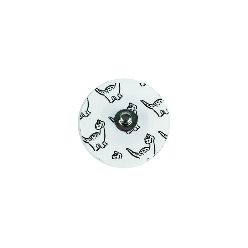 [849755] Electrodes pour enfants ø30mm mousse gel - Bouton pression (30 pcs)