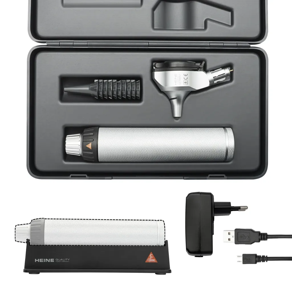 Heine BETA 400 LED FibreOptique Otoscope complet
