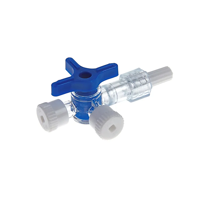 [3WSC] Robinet 3 voies ROMED stérile Luer Lock bleu - 50pc