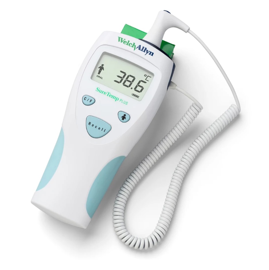 Thermomètre SureTemp Plus 690 Sonde Orale 1,2m, SANS Wallmount