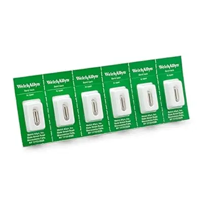 Lampe halogène pour têtes d'otoscope et transilluminateurs 3,5 V - Pack de 6