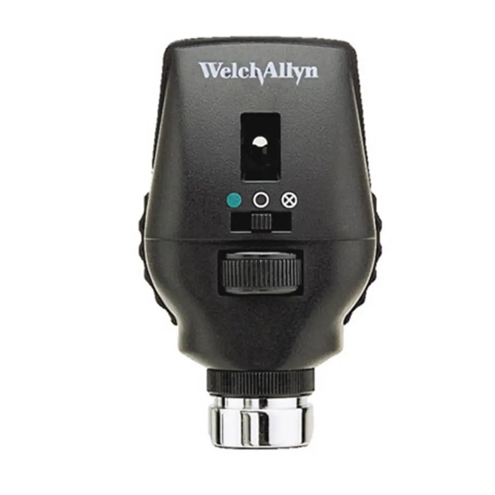3.5 V Tête d’ophtalmoscope coaxial à fibre optique avec lampe LED 