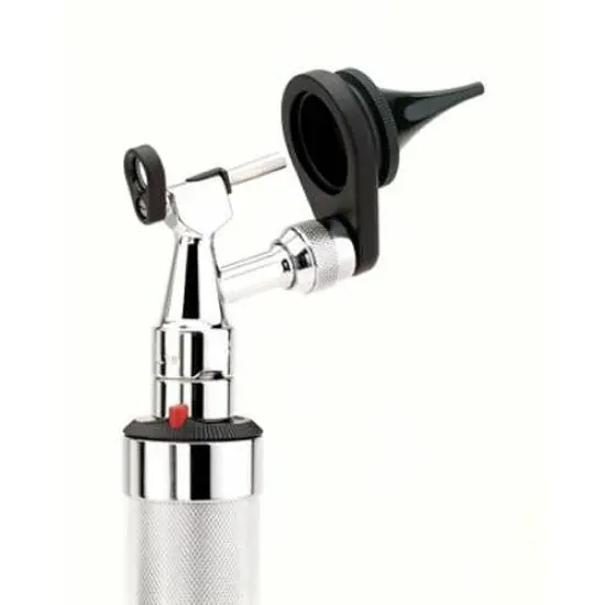 3.5 V  Otoscope d'examen spécial pour interventions avec 5 spécula réutilisables (Inclus 2 mm)