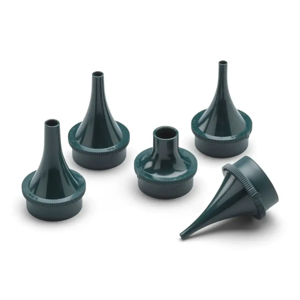 Set de 5 spéculums réutilisables pour otoscopes pneumatiques et d'opération