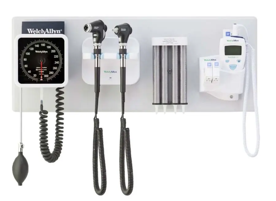 [777-PM2WAX-2] Welch Allyn Système mural intégré Green Series 777 