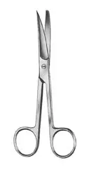 Ciseaux standard 14 cm courbes Pointu/Mousse AC 021/14